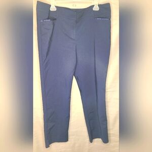 New York and Company Cropped Pants Navy Blue size 14 tall
